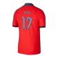 Authentic SAKA #17 England Football Shirt Away 2022 - bestfootballkits