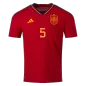 Authentic SERGIO #5 Spain Football Shirt Home 2022 - bestfootballkits