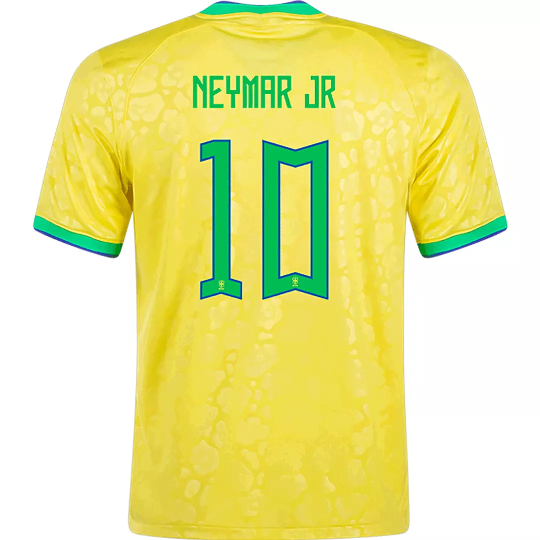 NEYMAR JR #10 Brazil Football Shirt Home 2022