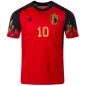 E. HAZARD #10 Belgium Football Shirt Home 2022 - bestfootballkits