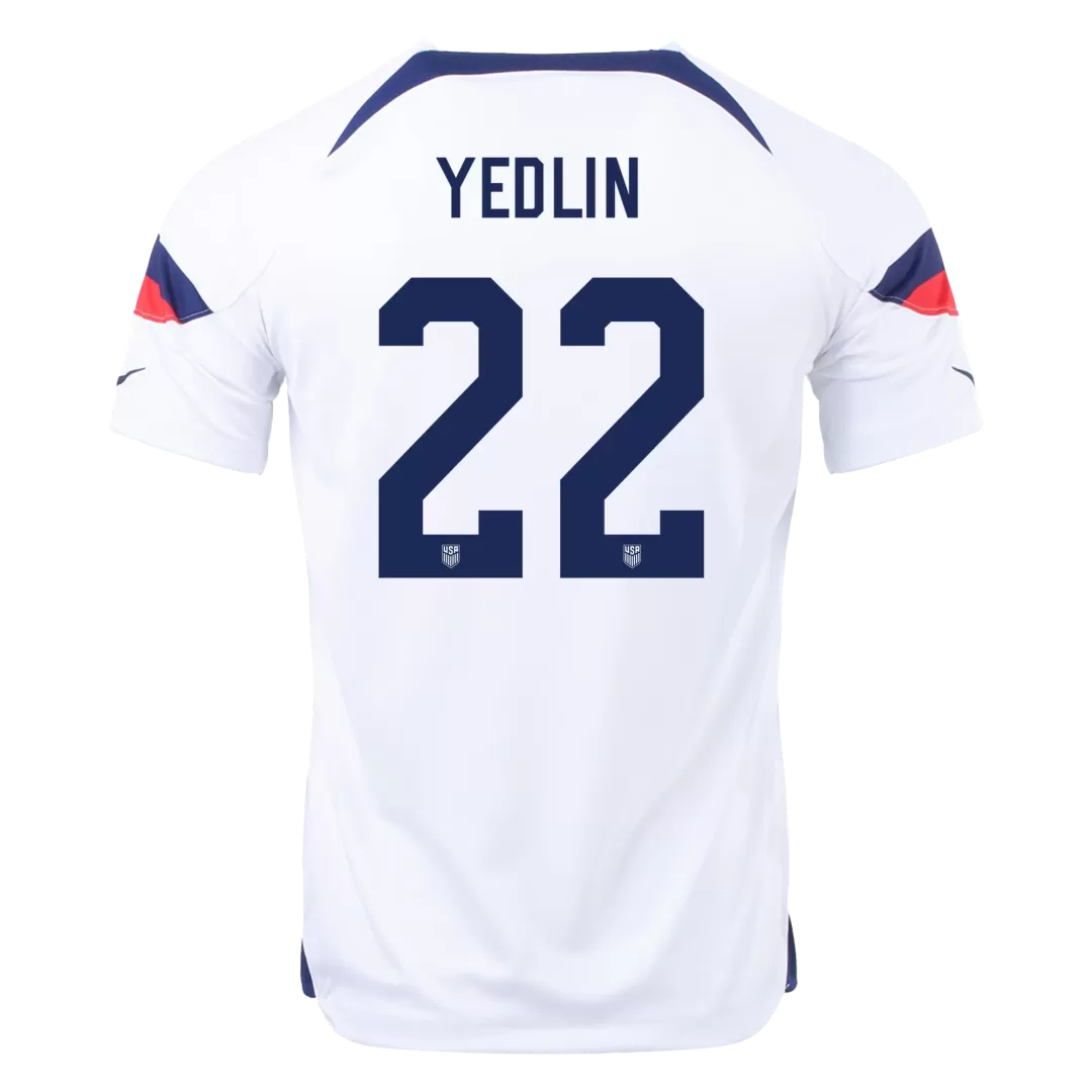 YEDLIN #22 USA Football Shirt Home 2022