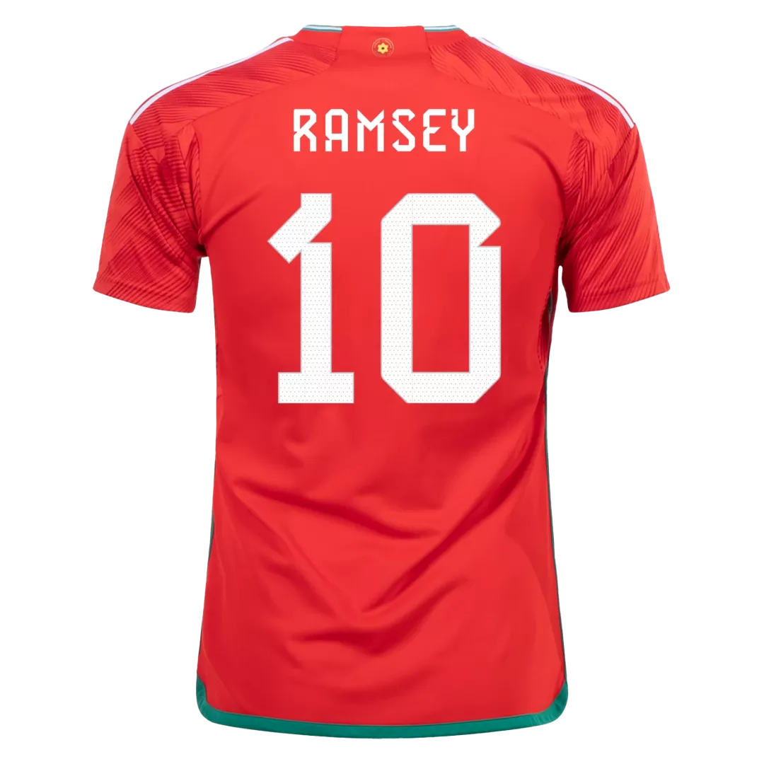 RAMSEY #10 Wales Football Shirt Home 2022