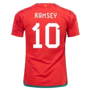 RAMSEY #10 Wales Football Shirt Home 2022 - bestfootballkits