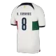Authentic B.FERNANDES #8 Portugal Football Shirt Away 2022 - bestfootballkits