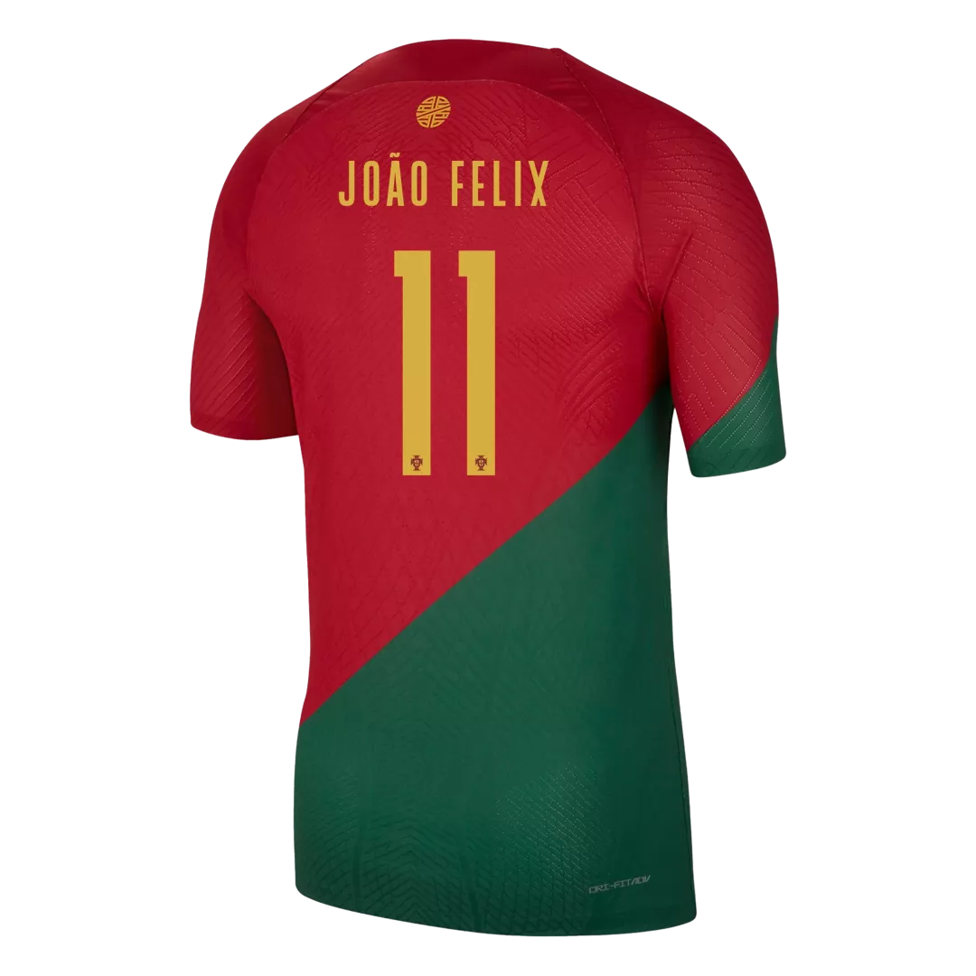 Authentic JOÃO FÉLIX #11 Portugal Football Shirt Home 2022