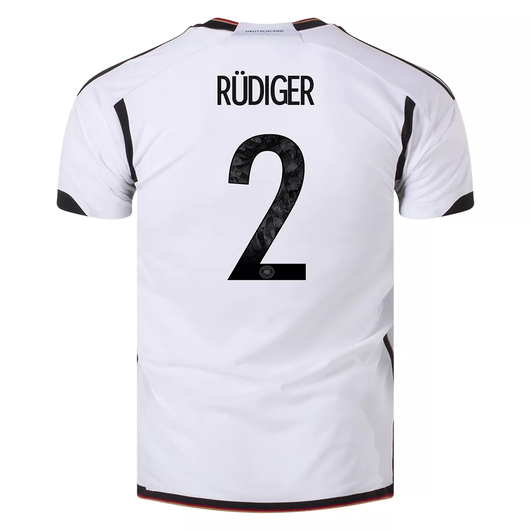 RÜDIGER #2 Germany Football Shirt Home 2022