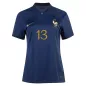 Women's KANTE #13 France Football Shirt Home 2022 - bestfootballkits