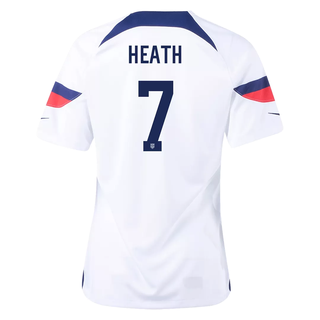 Women's HEATH #7 USA Football Shirt Home 2022