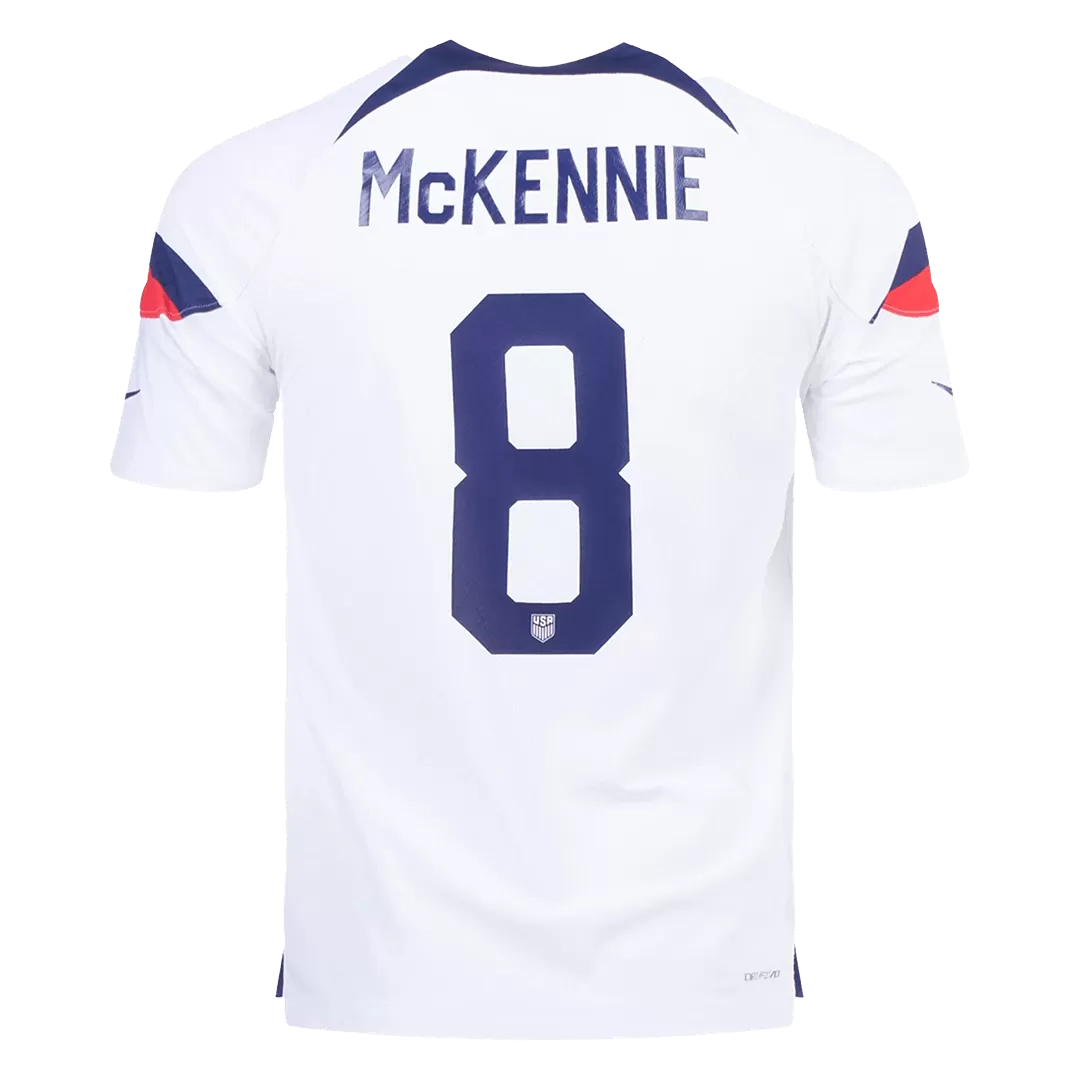Authentic McKENNIE #8 USA Football Shirt Home 2022