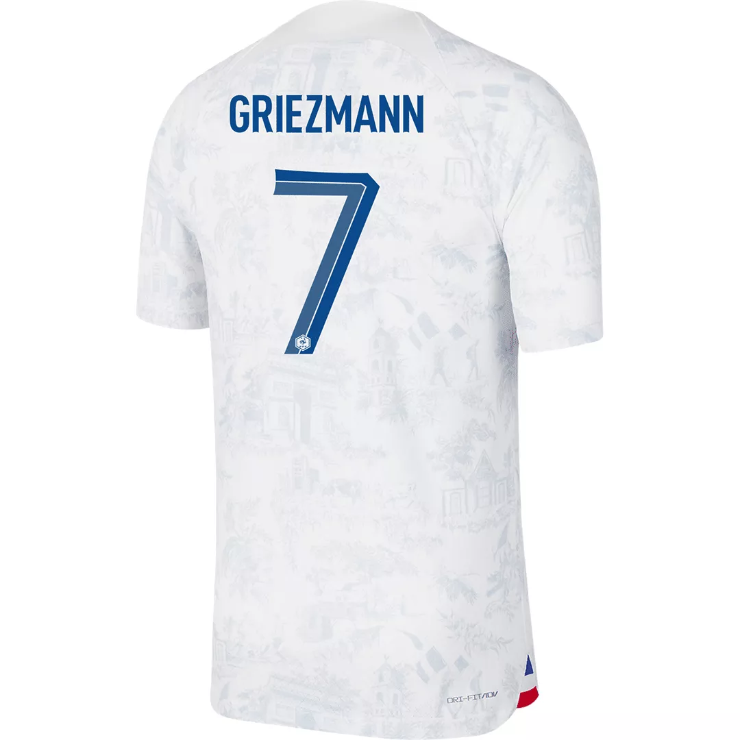 Authentic GRIEZMANN #7 France Football Shirt Away 2022