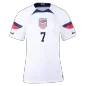 Women's HEATH #7 USA Football Shirt Home 2022 - bestfootballkits