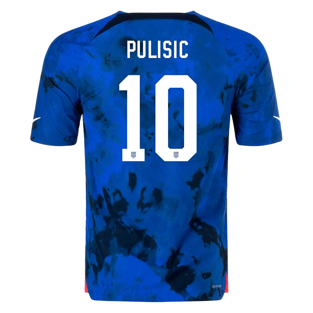 Authentic PULISIC #10 USA Football Shirt Away 2022
