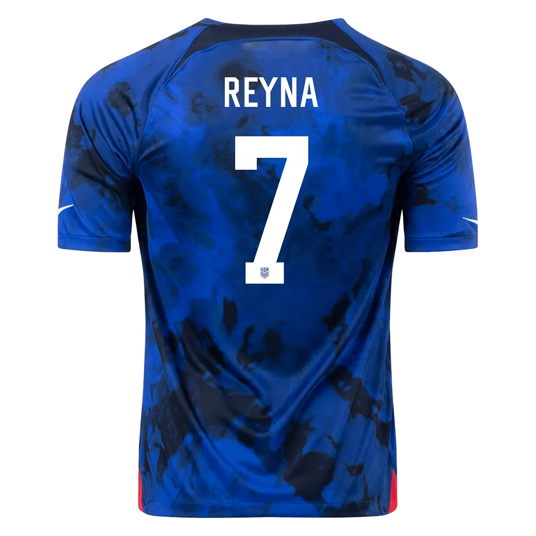 REYNA #7 USA Football Shirt Away 2022
