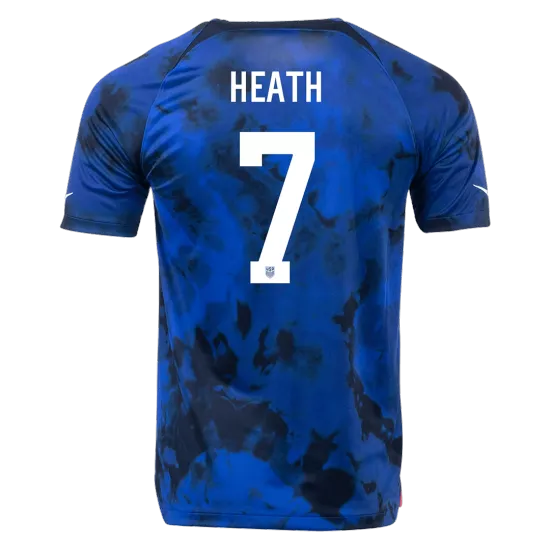 HEATH #7 USA Football Shirt Away 2022 - bestfootballkits