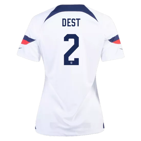 Women's DEST #2 USA Football Shirt Home 2022 - bestfootballkits