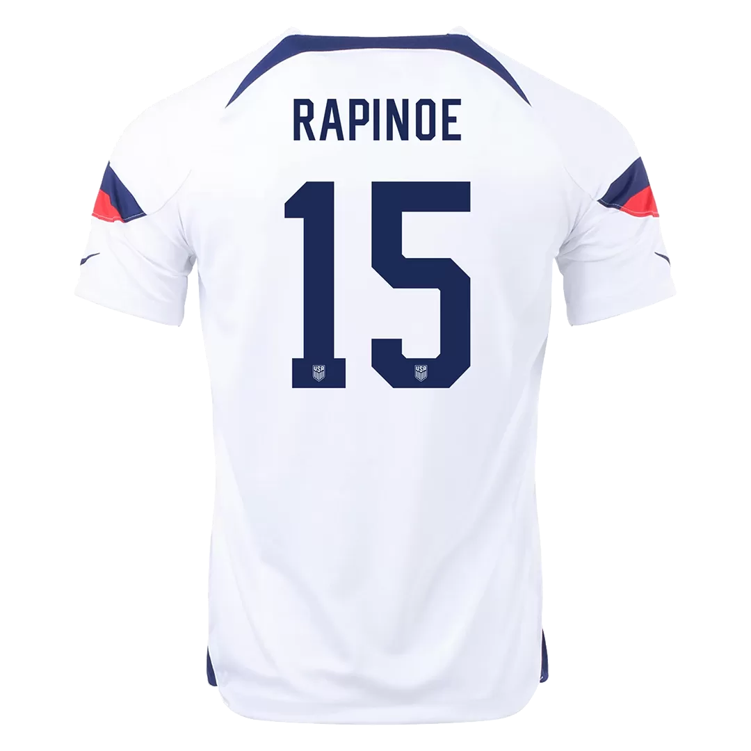 RAPINOE #15 USA Football Shirt Home 2022 - bestfootballkits