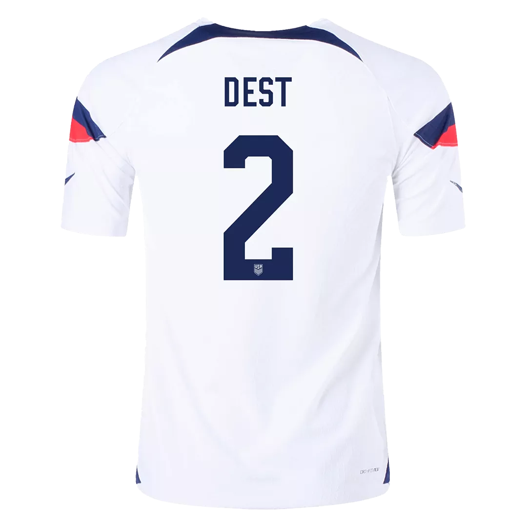 Authentic DEST #2 USA Football Shirt Home 2022