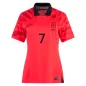 Women's H M SON #7 South Korea Football Shirt Home 2022 - bestfootballkits