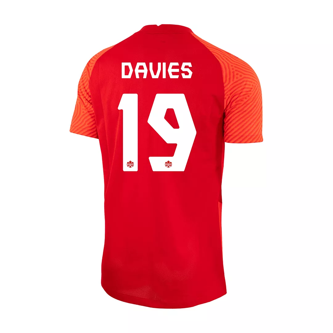 DAVIES #19 Canada Football Shirt Home 2022