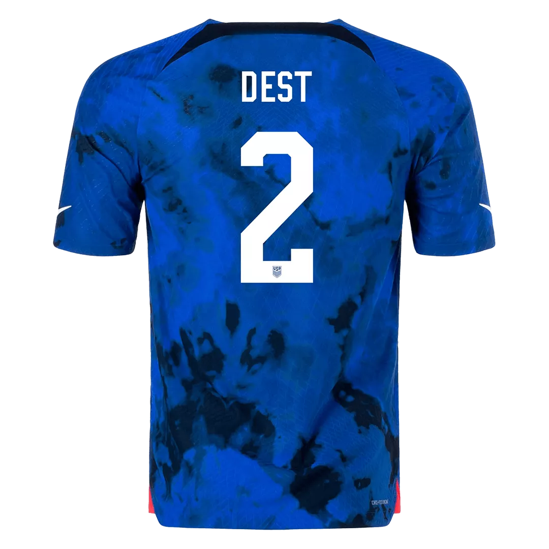 Authentic DEST #2 USA Football Shirt Away 2022