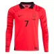 H M SON #7 South Korea Long Sleeve Football Shirt Home 2022 - bestfootballkits