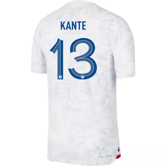 Authentic KANTE #13 France Football Shirt Away 2022 - bestfootballkits
