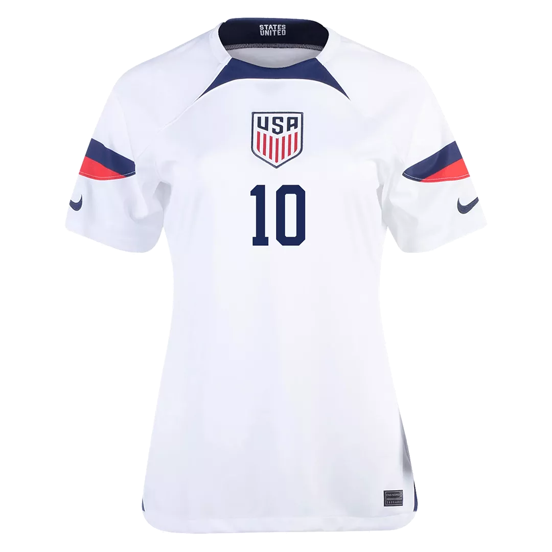 Women's HORAN #10 USA Football Shirt Home 2022 - bestfootballkits