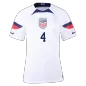 Women's SAUERBRUNN #4 USA Football Shirt Home 2022 - bestfootballkits