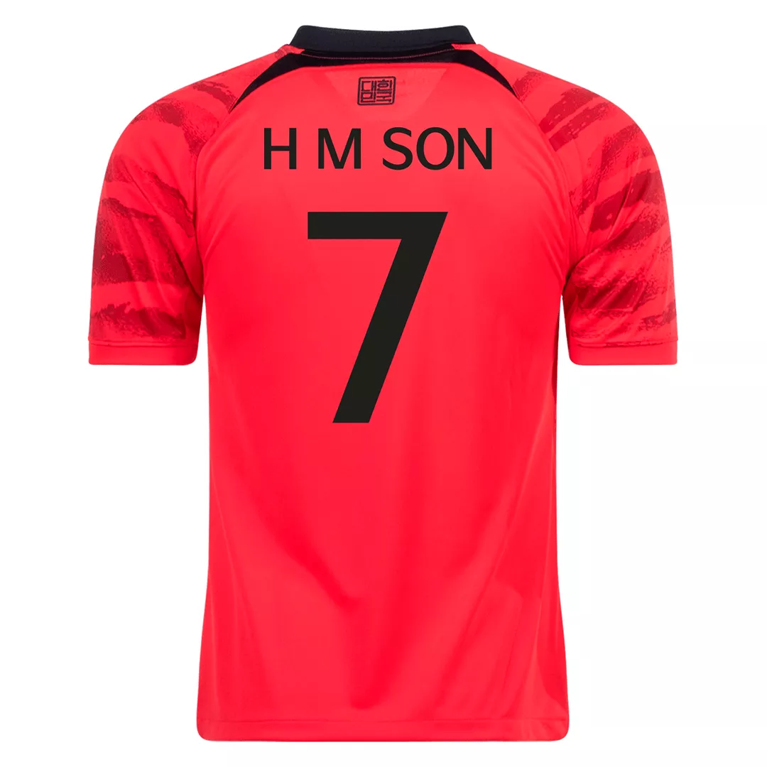 H M SON #7 South Korea Football Shirt Home 2022