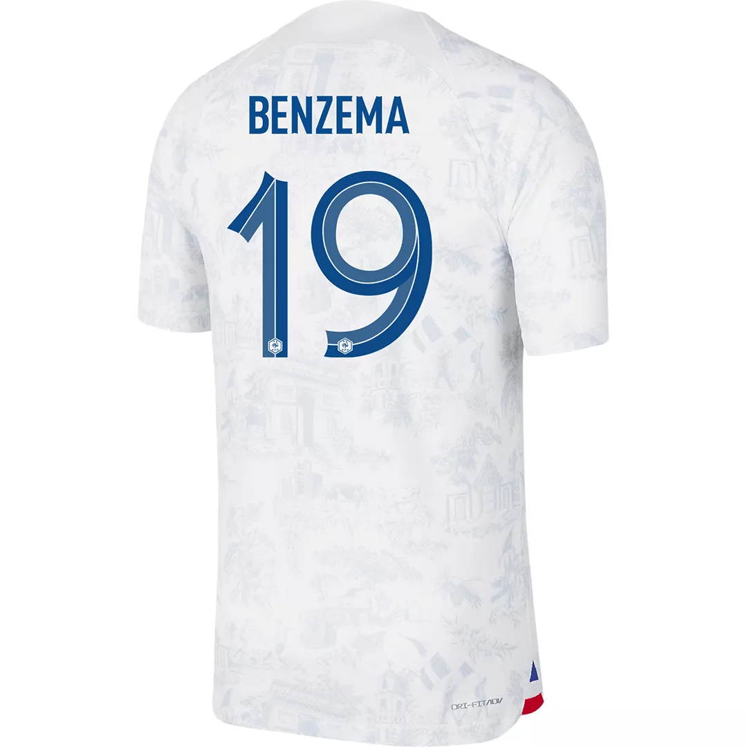 Authentic BENZEMA #19 France Football Shirt Away 2022
