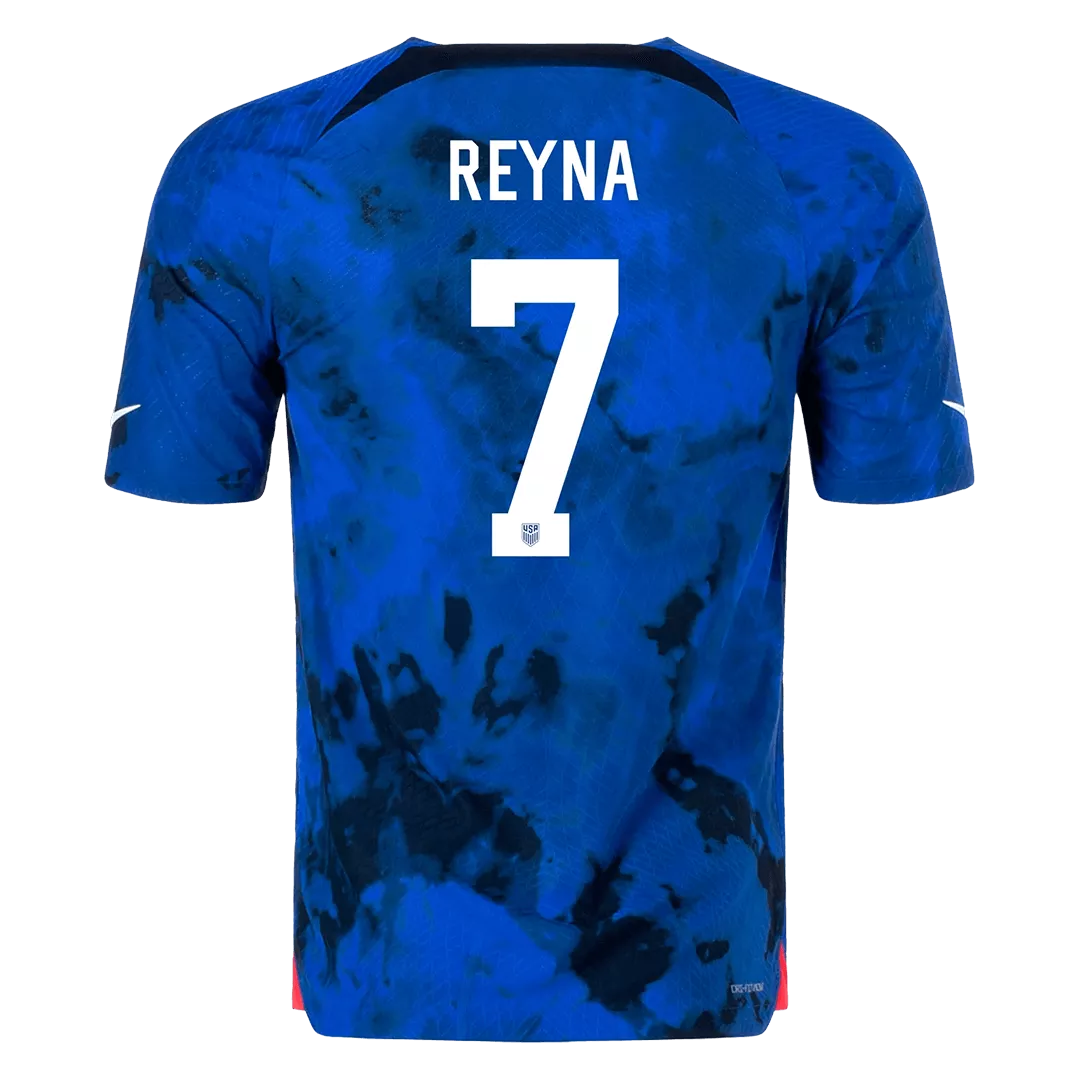 Authentic REYNA #7 USA Football Shirt Away 2022