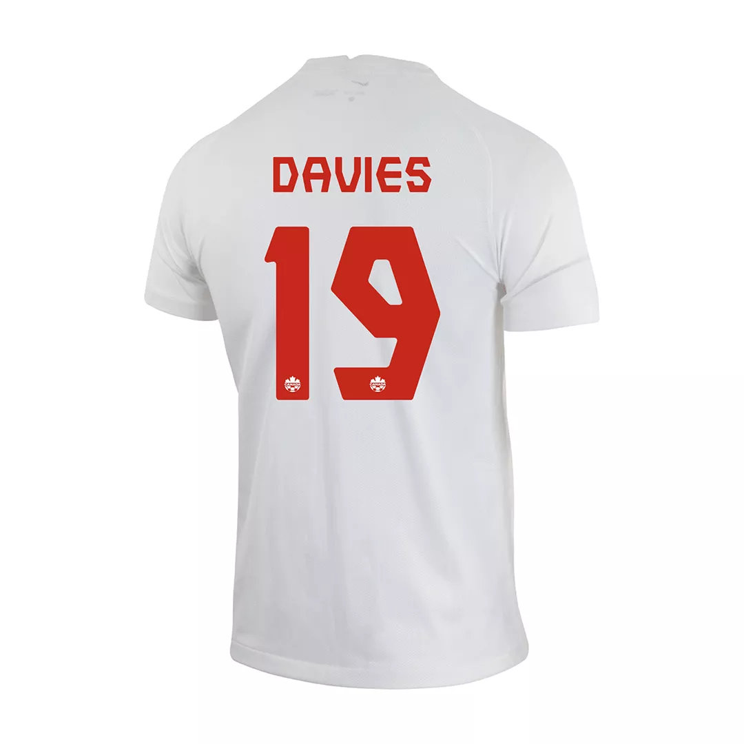 DAVIES #19 Canada Football Shirt Away 2021/22