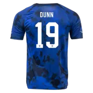 DUNN #19 USA Football Shirt Away 2022 - bestfootballkits
