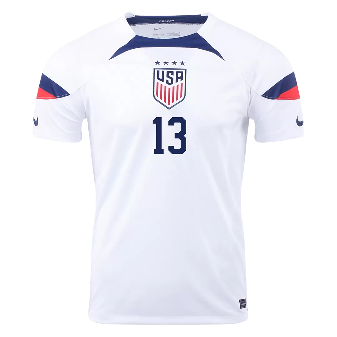 MORGAN #13 USA Football Shirt Home 2022 - bestfootballkits