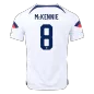 McKENNIE #8 USA Football Shirt Home 2022 - bestfootballkits