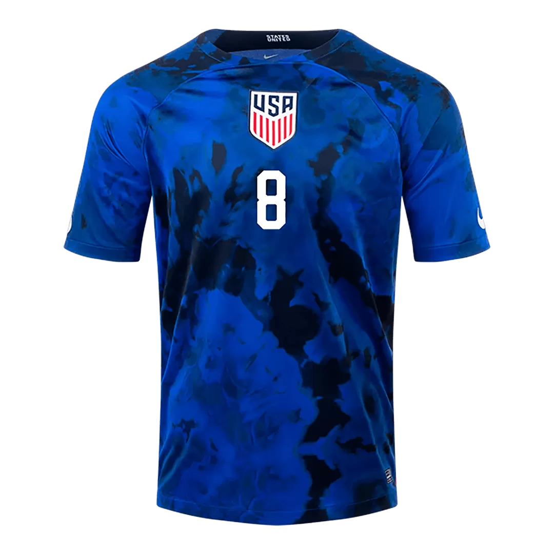McKENNIE #8 USA Football Shirt Away 2022 - bestfootballkits