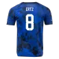 ERTZ #8 USA Football Shirt Away 2022 - bestfootballkits