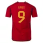 Authentic GAVI #9 Spain Football Shirt Home 2022 - bestfootballkits
