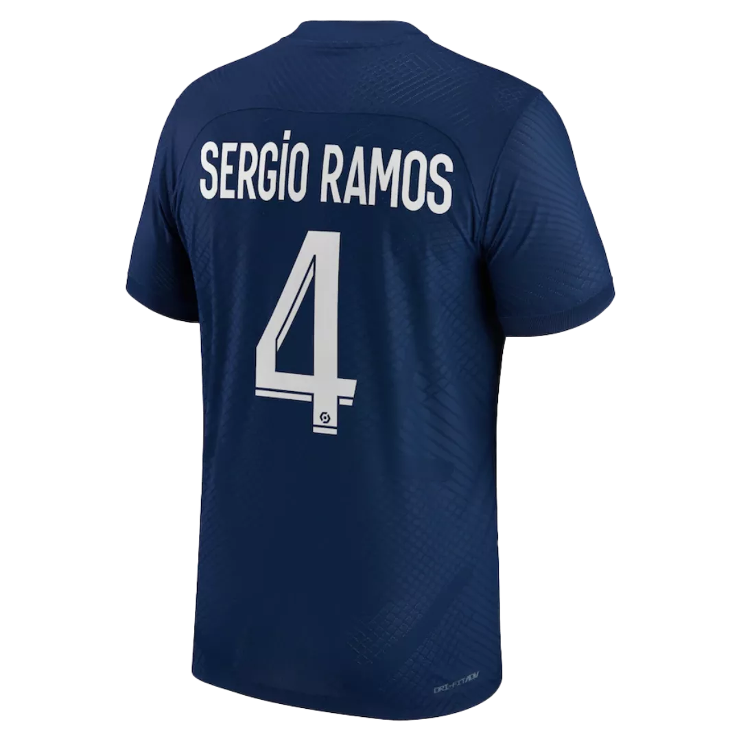 Authentic SERGIO RAMOS #4 PSG Football Shirt Home 2022/23