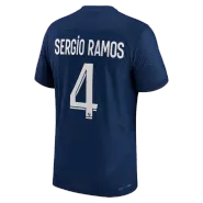 Authentic SERGIO RAMOS #4 PSG Football Shirt Home 2022/23 - bestfootballkits