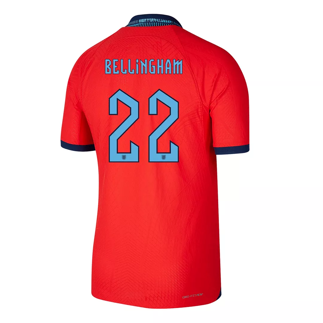 Authentic BELLINGHAM #22 England Football Shirt Away 2022