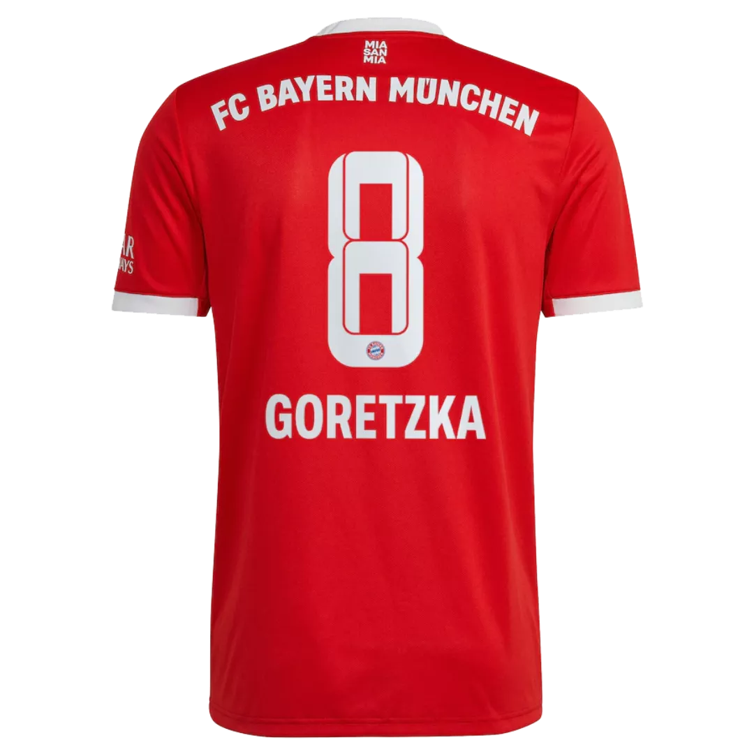 GORETZKA #8 Bayern Munich Football Shirt Home 2022/23