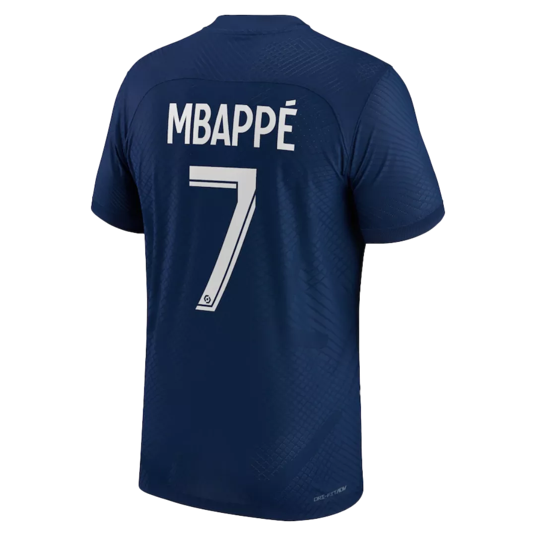 Authentic MBAPPÉ #7 PSG Football Shirt Home 2022/23
