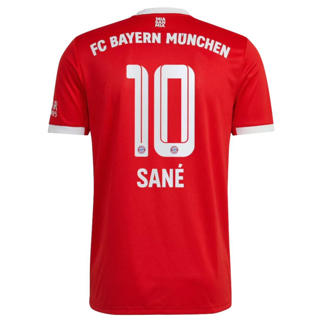 SANÉ #10 Bayern Munich Football Shirt Home 2022/23