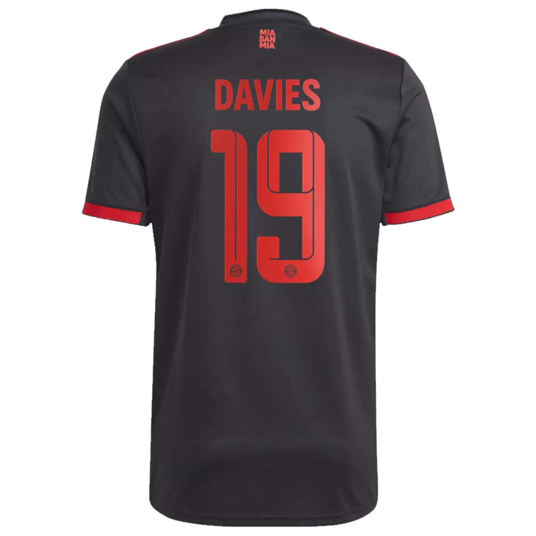 DAVIES #19 Bayern Munich Football Shirt Third Away 2022/23