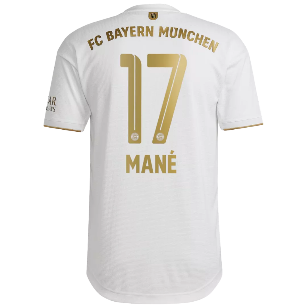 Authentic MANÉ #17 Bayern Munich Football Shirt Away 2022/23