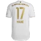 Authentic MANÉ #17 Bayern Munich Football Shirt Away 2022/23 - bestfootballkits