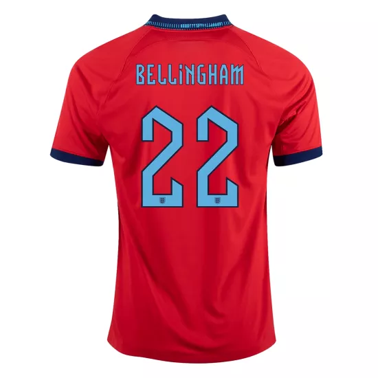 BELLINGHAM #22 England Football Shirt Away 2022 - bestfootballkits
