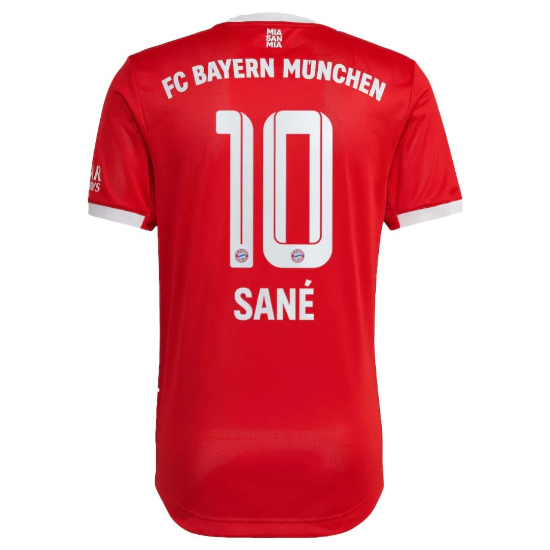 Authentic SANÉ #10 Bayern Munich Football Shirt Home 2022/23