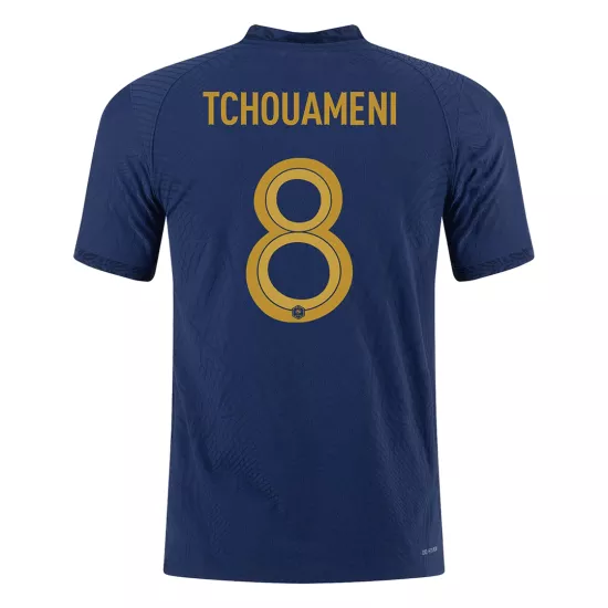 Authentic TCHOUAMENI #8 France Football Shirt Home 2022 - bestfootballkits